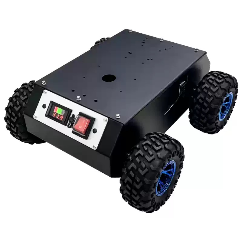 Sasis Robot Beroda Baja Tertutup 4WD