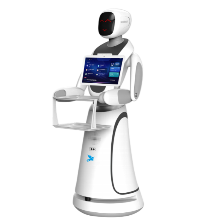 robot pengantar makanan otomatis