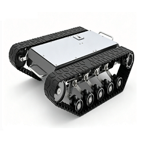 Undercarriage Sasis Crawler yang Dilacak Karet