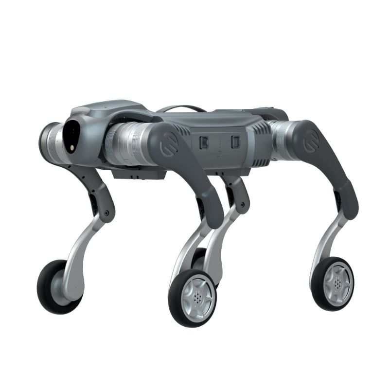 Anjing Robot Berkaki Empat Berkaki Roda
